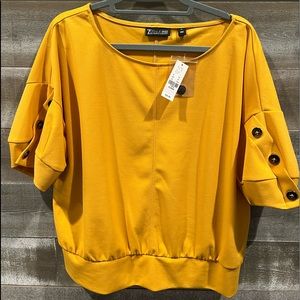 NY&C  XL blouse with fun sleeves